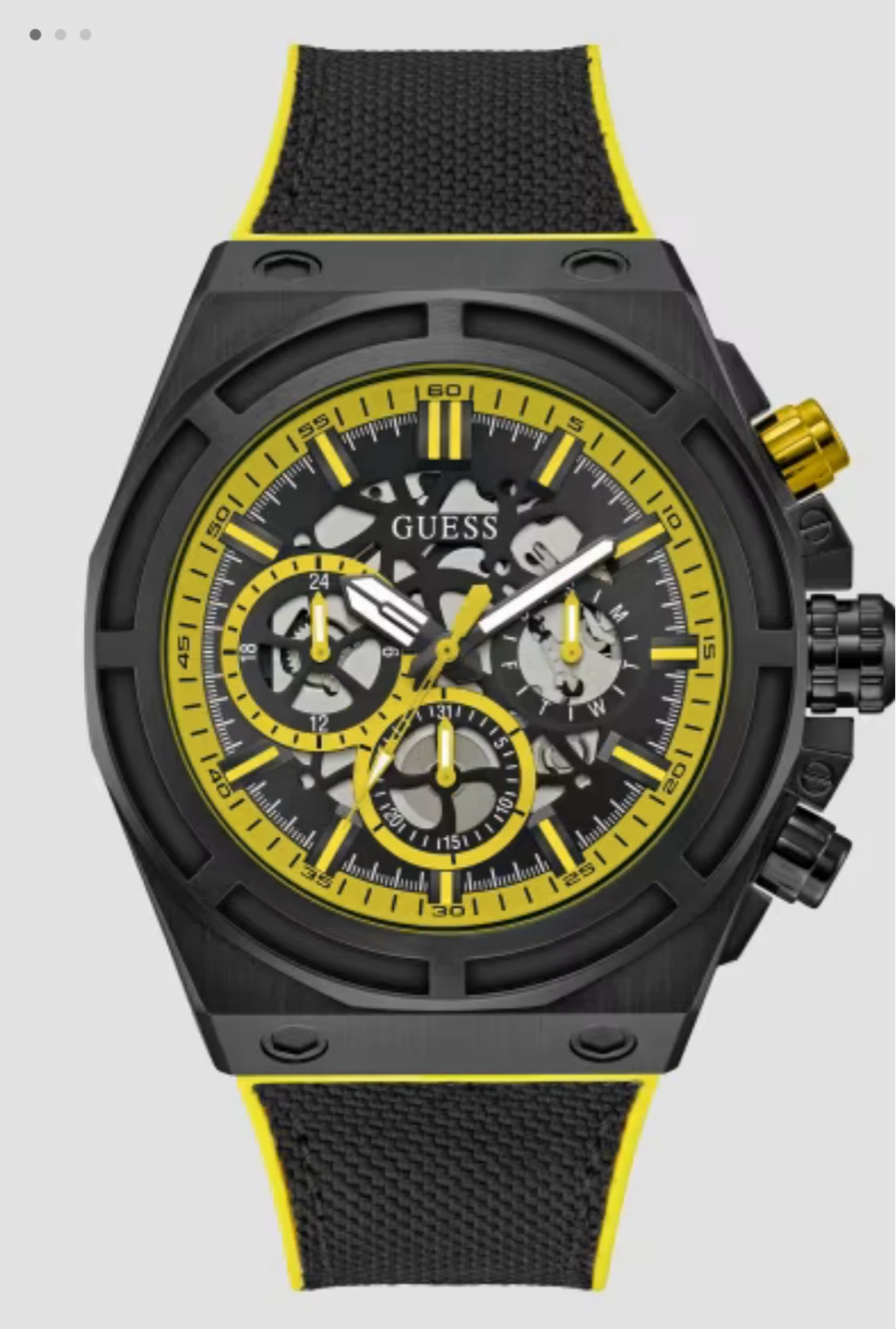 GUESS Watch - Black & Yellow