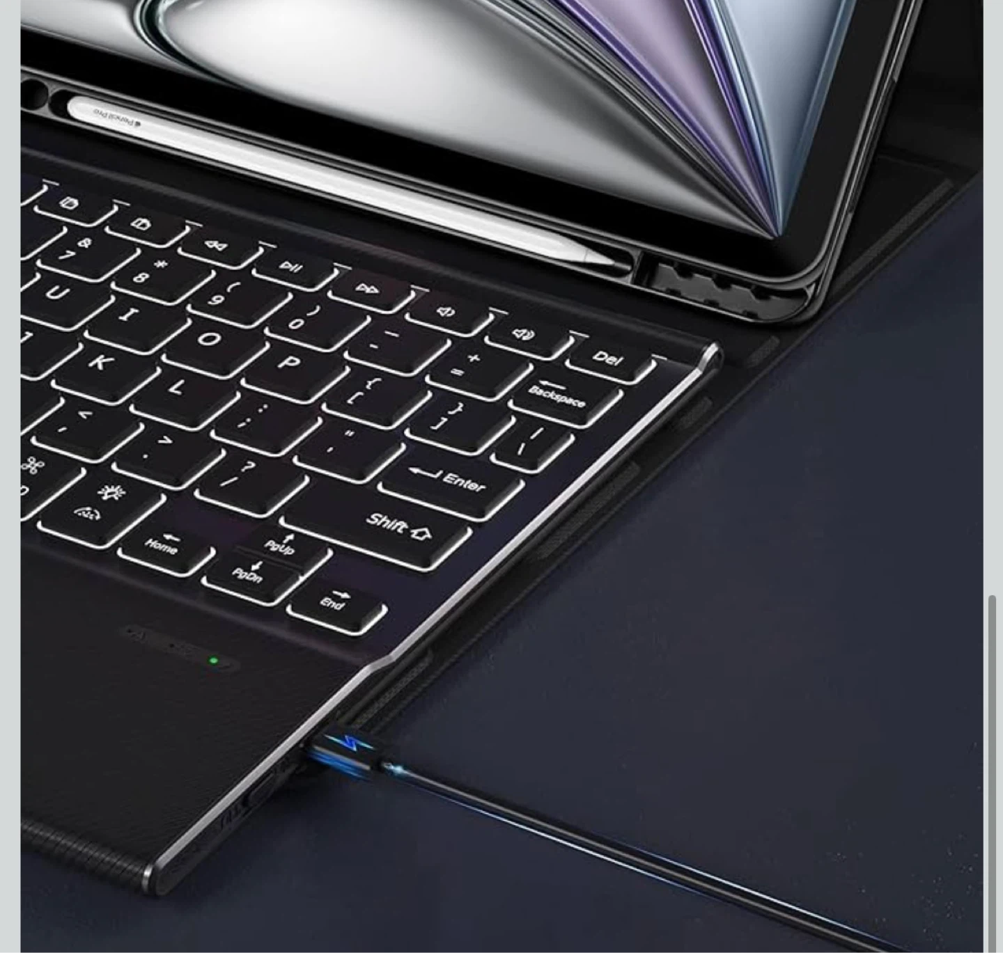 SAHARA Keyboard Case w/ Track Pad for iPad Air 13"-Black - photo 5