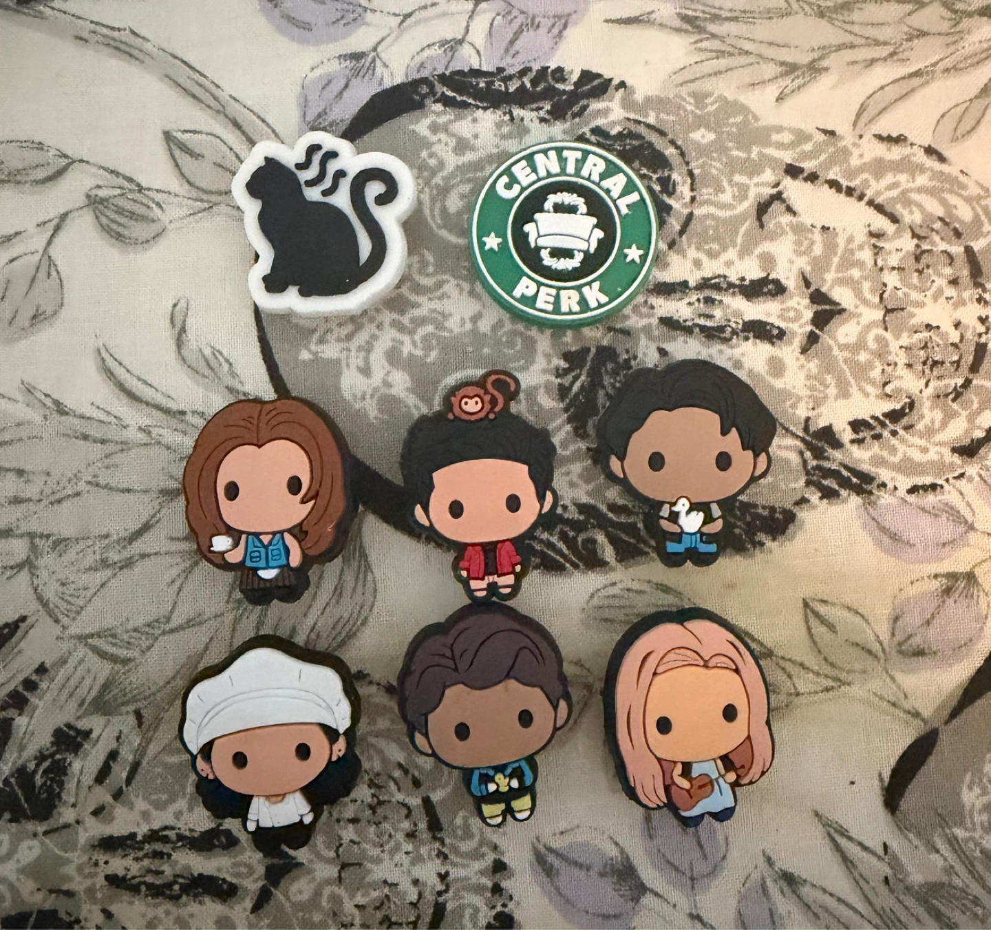 Friends croc charms