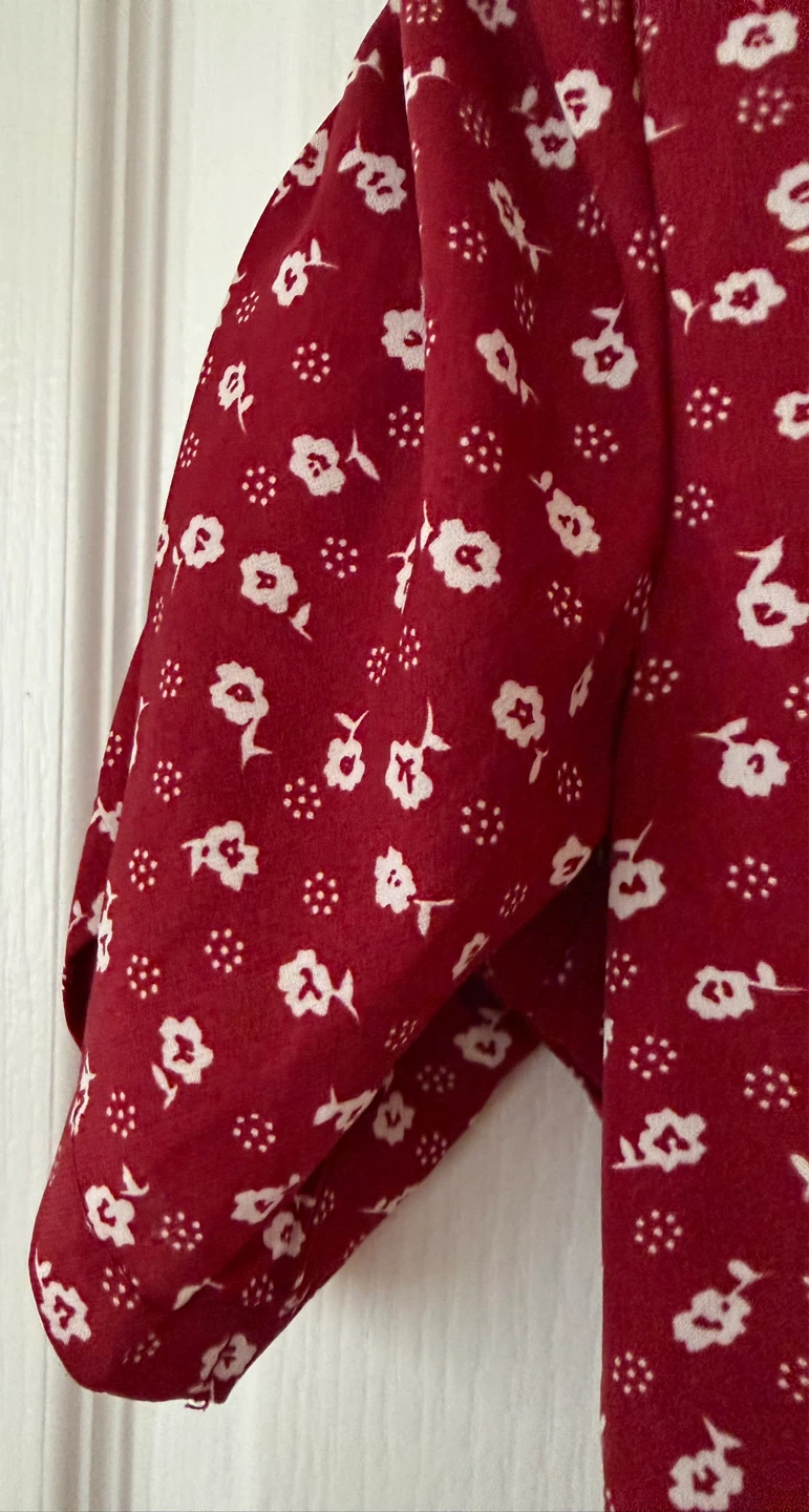 Floral Print Button-Up Midi Dress - photo 4