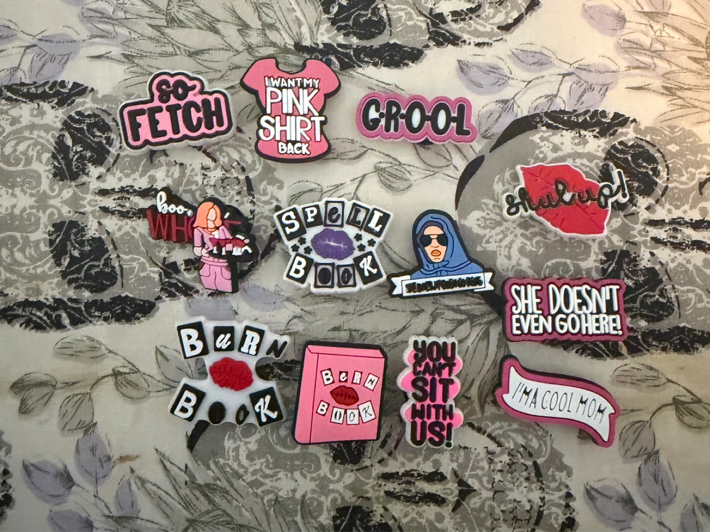 Mean girls croc charms