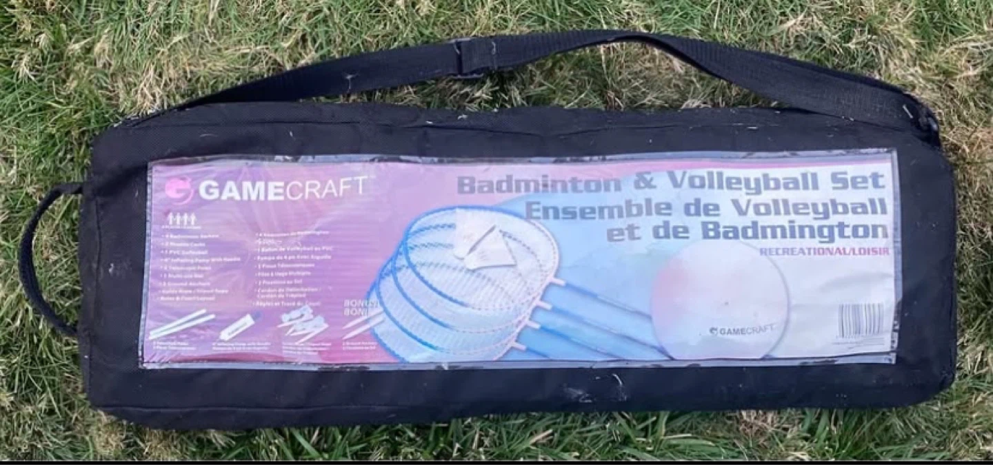 Gamecraft Badminton & Volleyball Set