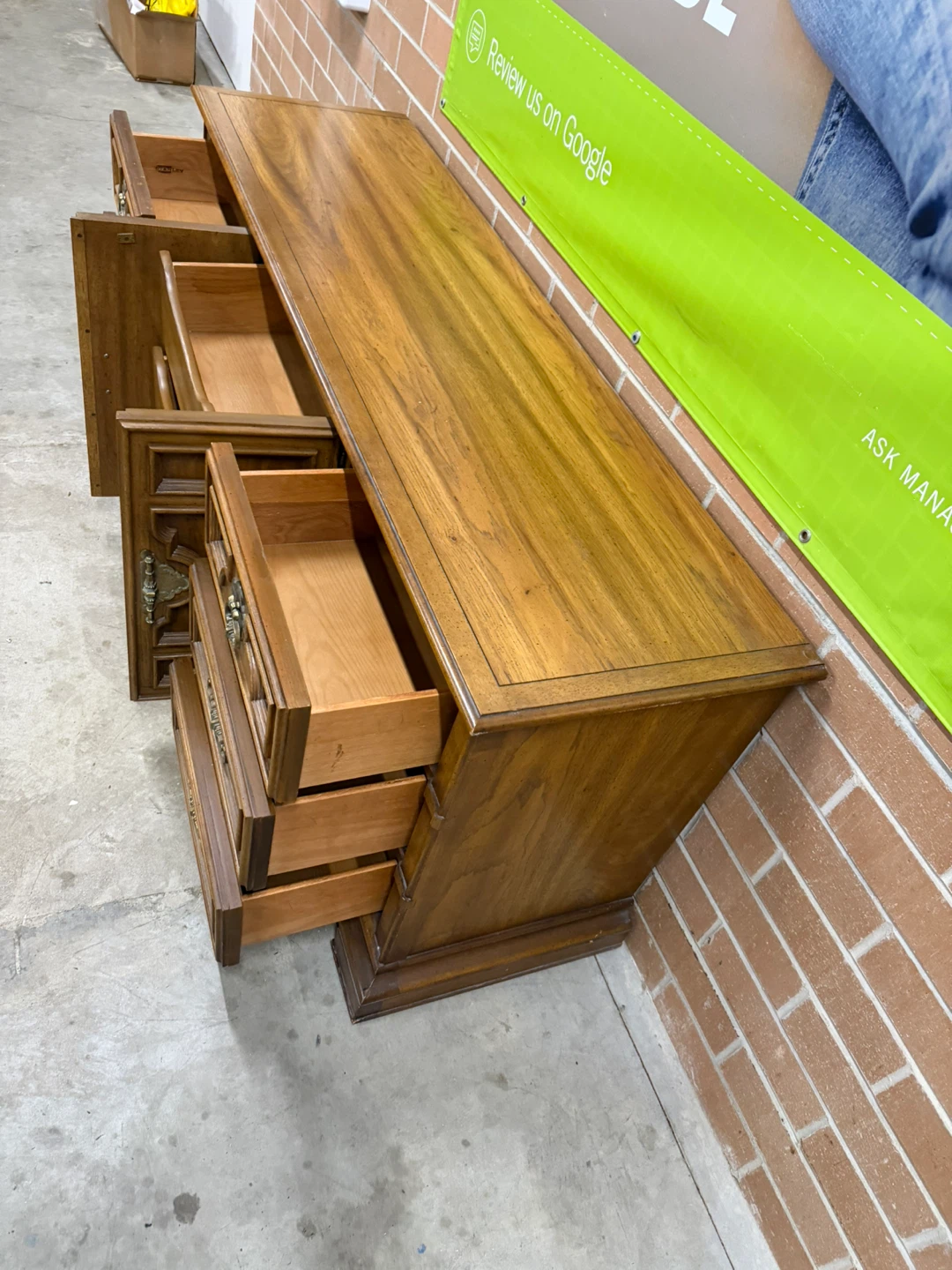 Stanley Wood Dresser with 9 Drawers - photo 3