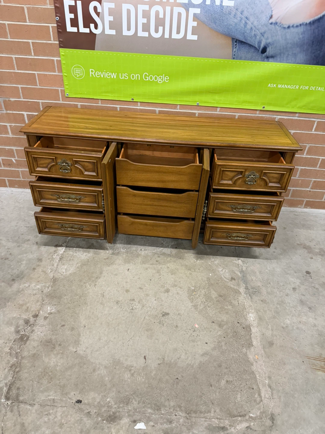 Stanley Wood Dresser with 9 Drawers - photo 2