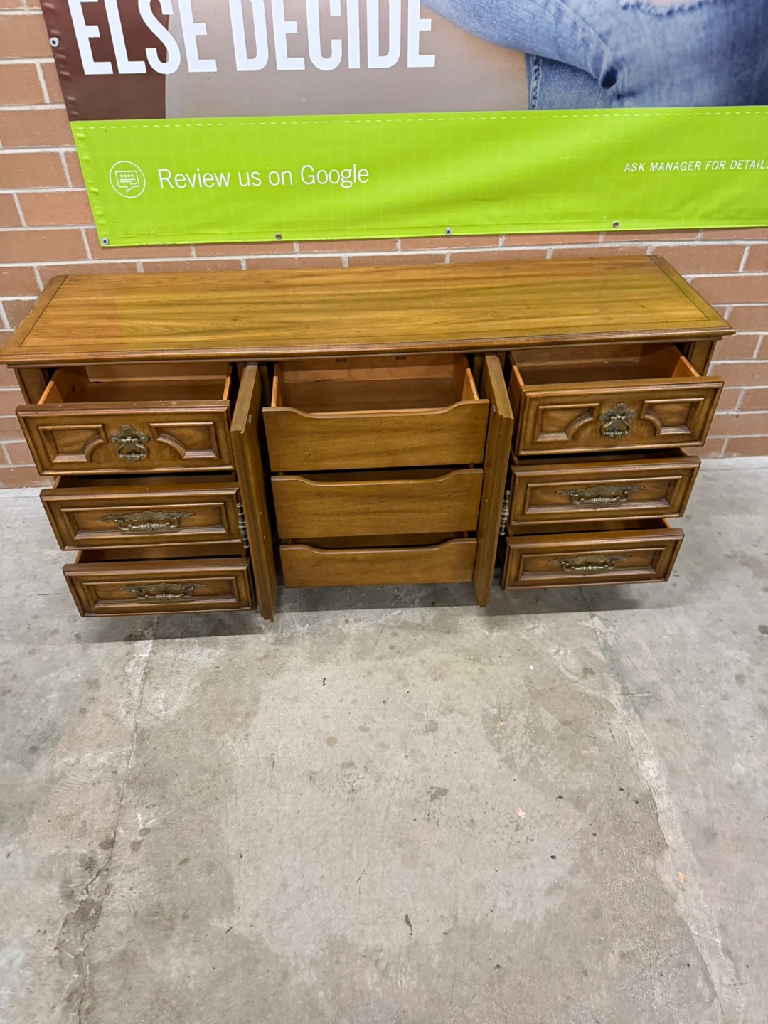Stanley Wood Dresser with 9 Drawers - photo 4