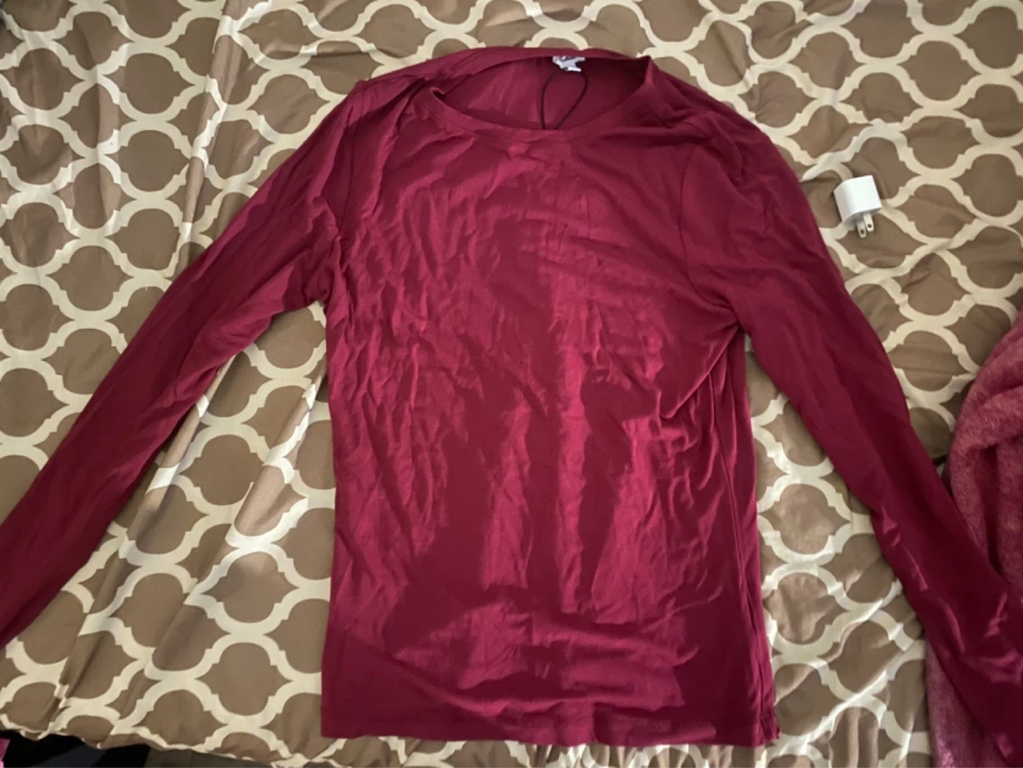Garage long sleeve cherry colour