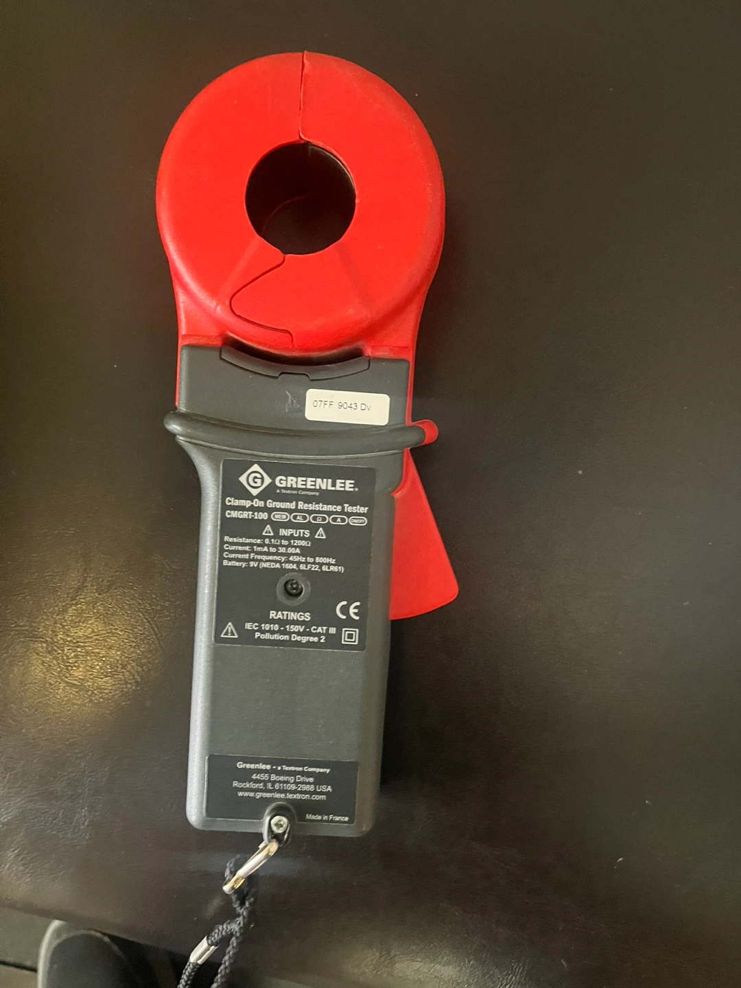 Greenlee CMGRT-100 Clamp-On Ground Resistance Tester - photo 3