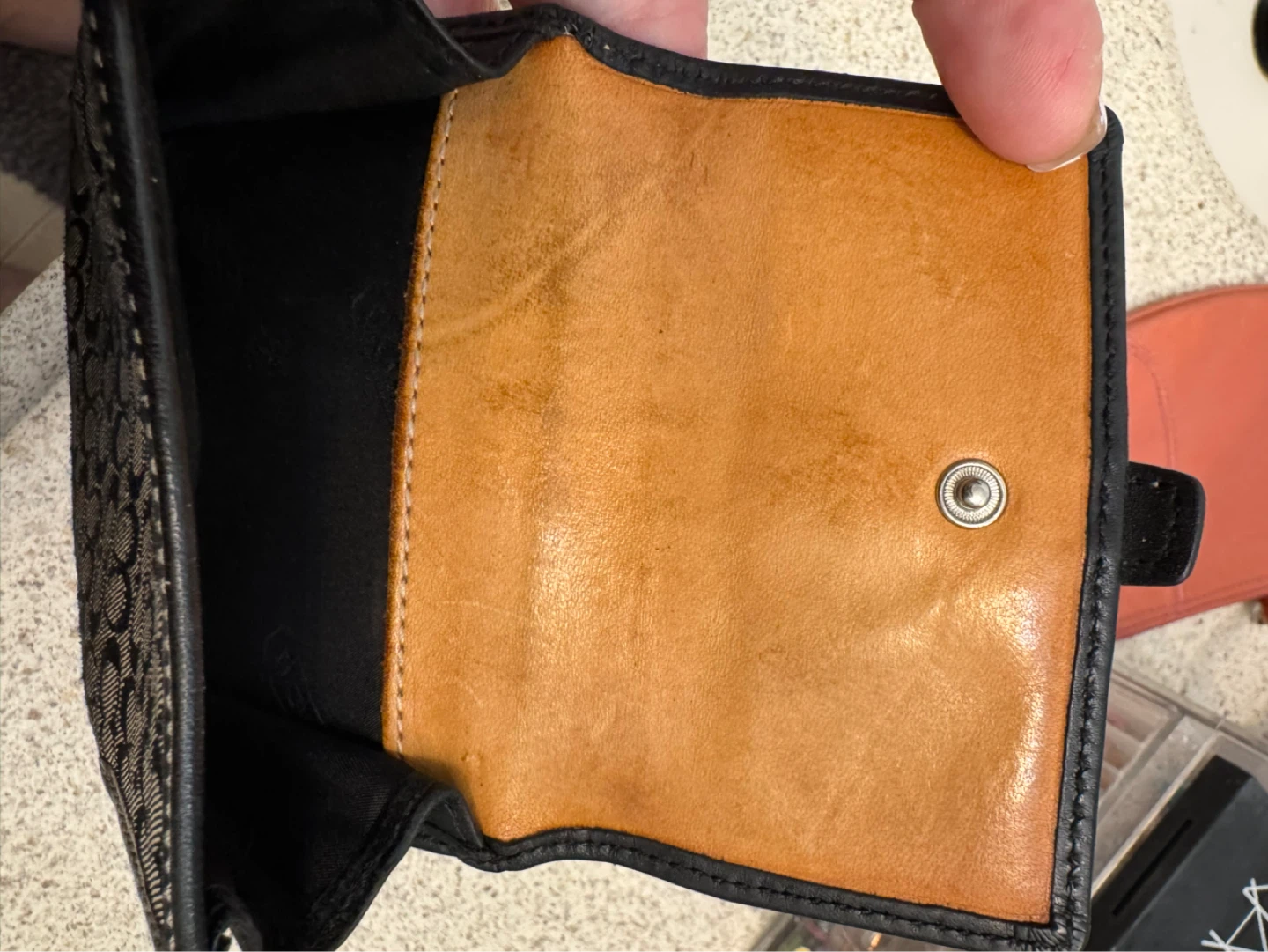 Coach Signature Monogram Bifold Wallet - photo 2