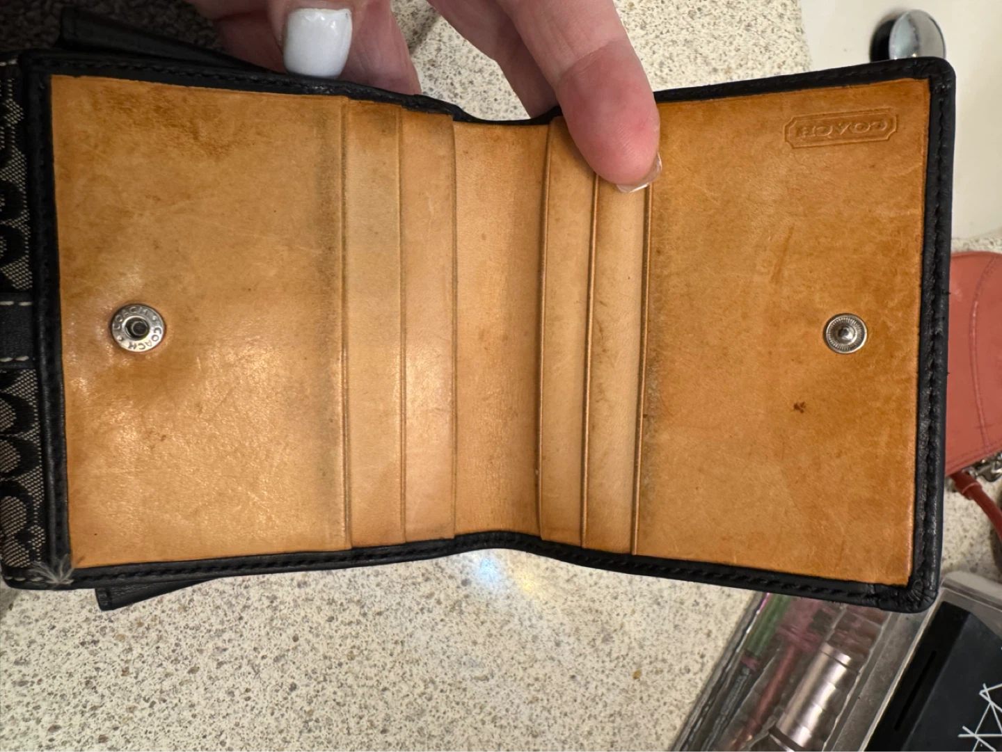 Coach Signature Monogram Bifold Wallet - photo 3