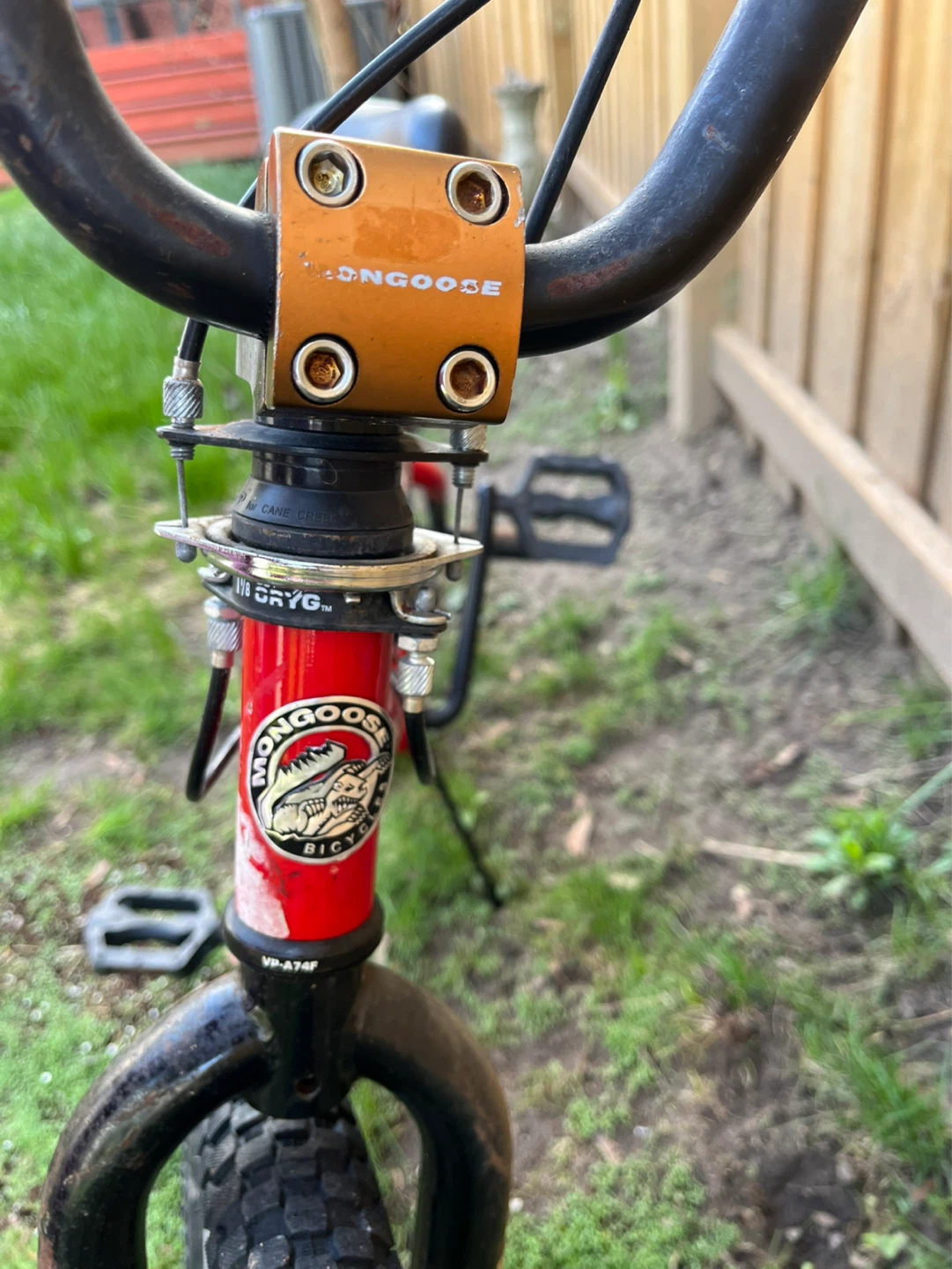 Mongoose Team Issue Red BMX Bike - photo 4