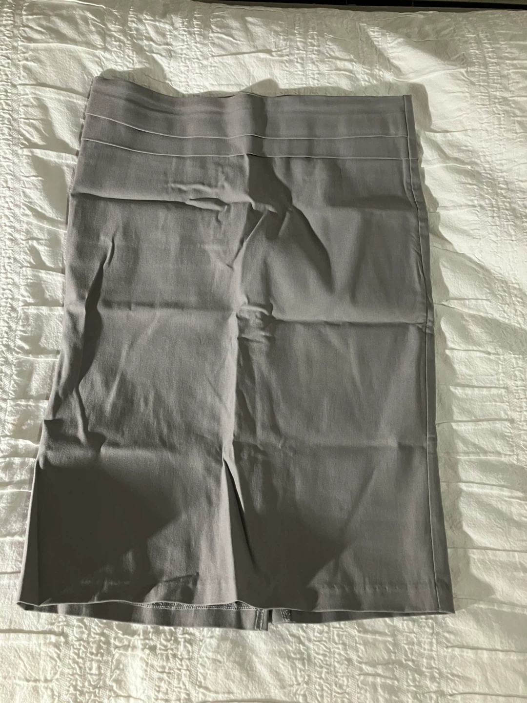Grey Pencil Skirt