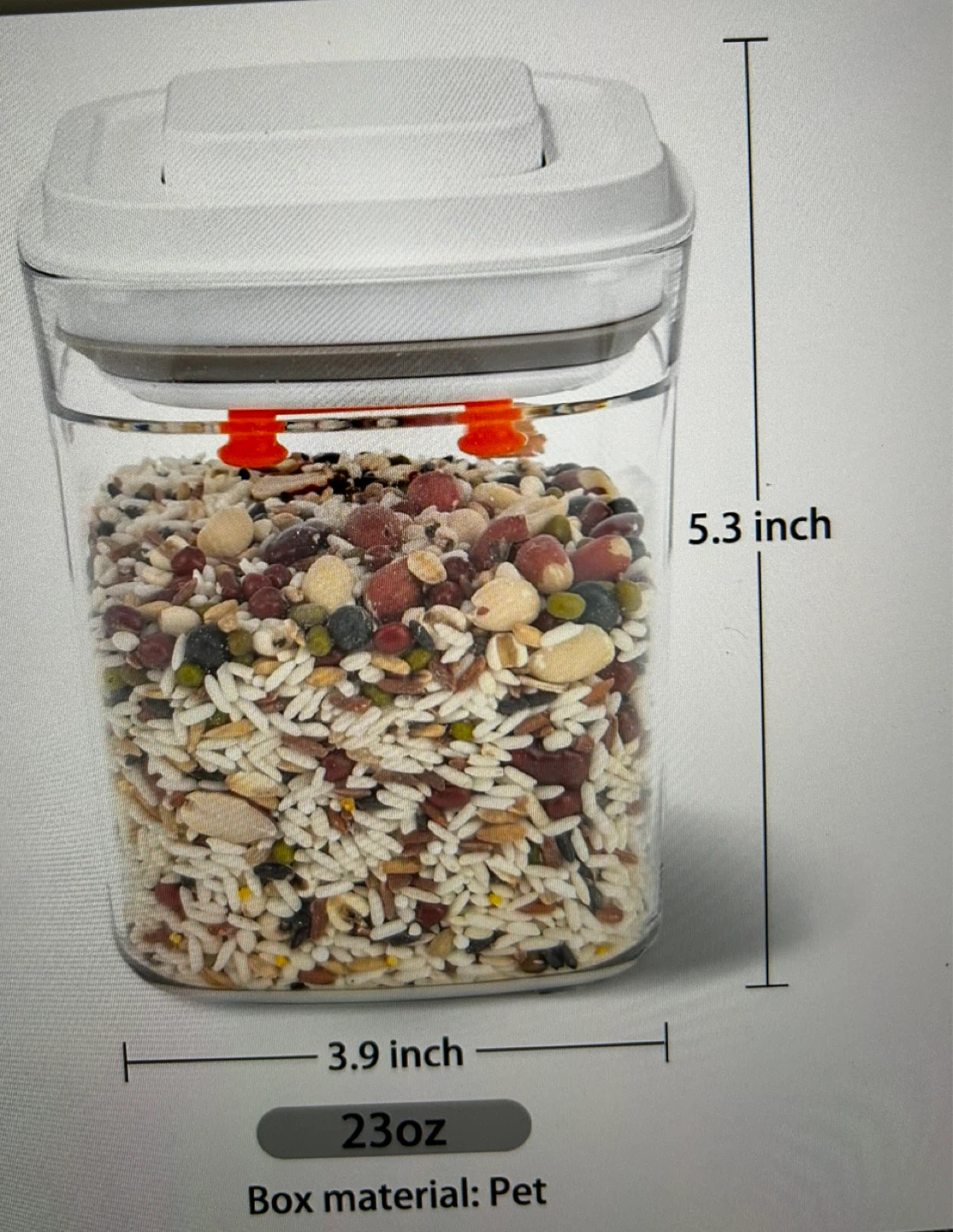 Plastic Storage Container with Lid - photo 5