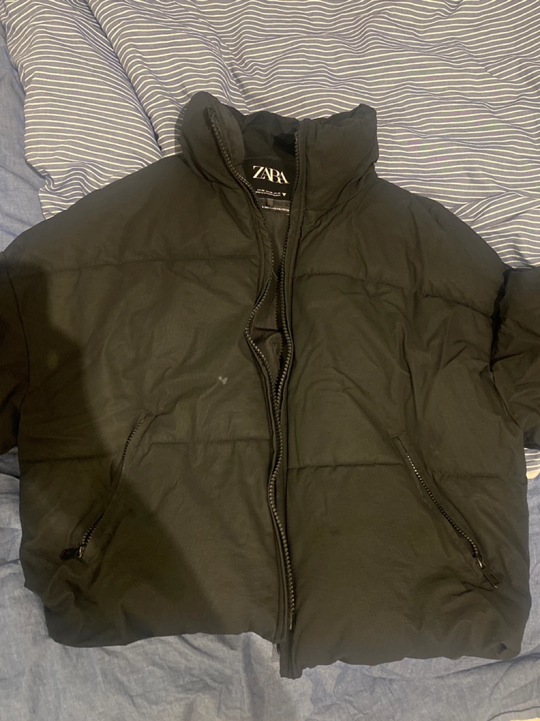 Zara Black Puffer Jacket - photo 2