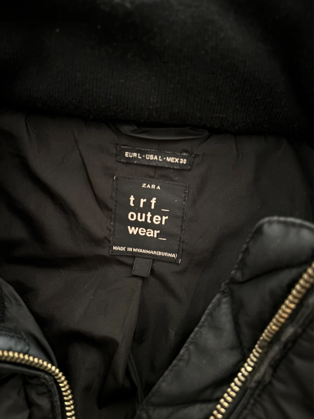 ZARA Puffer Jacket with removable Faux Fur Hood - photo 4