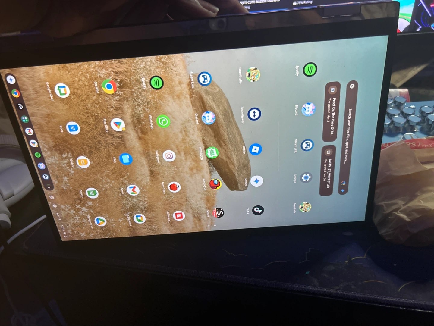 Touch screen Chromebook Laptop - Silver - photo 4