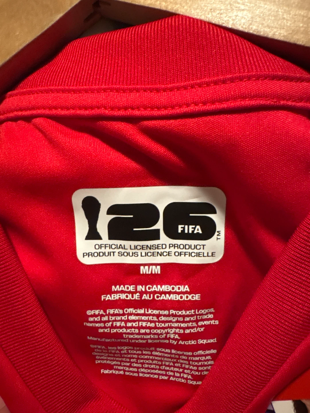 FIFA Canada Adult Jersey Top M/M Red - photo 3