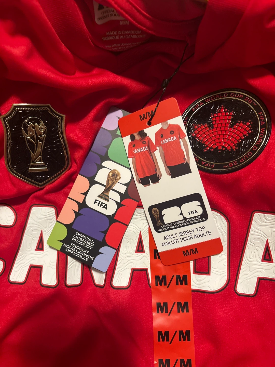 FIFA Canada Adult Jersey Top M/M Red - photo 4
