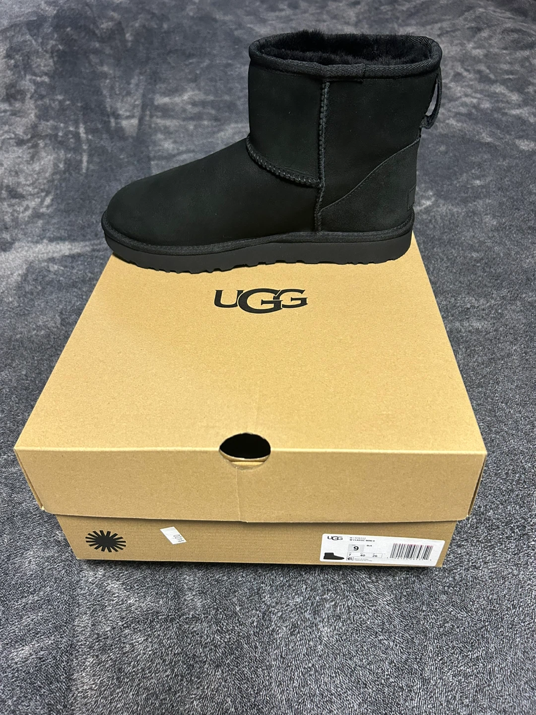 Ugg Classic Mini Boots & Scuff Slippers - Black & Tan - photo 4
