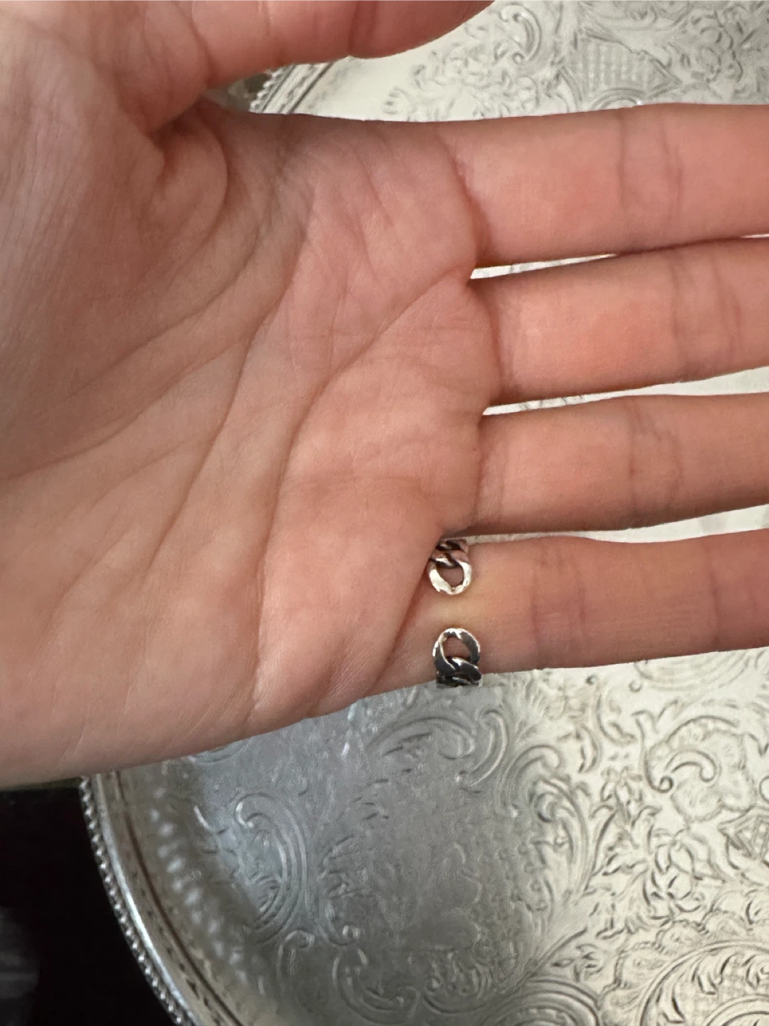 925 Silver Chain Link Ring - photo 2