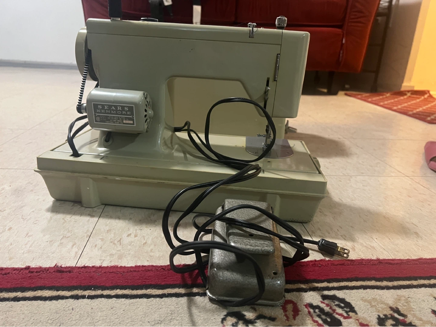 Sears Kenmore Sewing Machine with Case