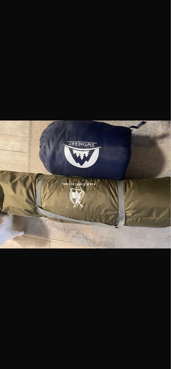 HUILLINGYANG Camping Tent with Sleeping Bag