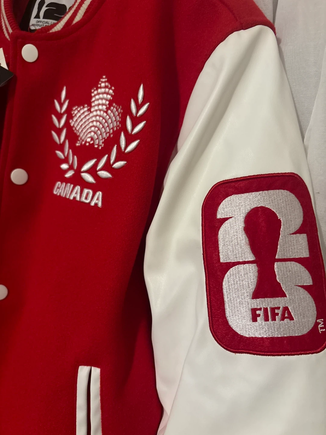 FIFA Limited Edition Canada Varsity Jacket - Medium - photo 2