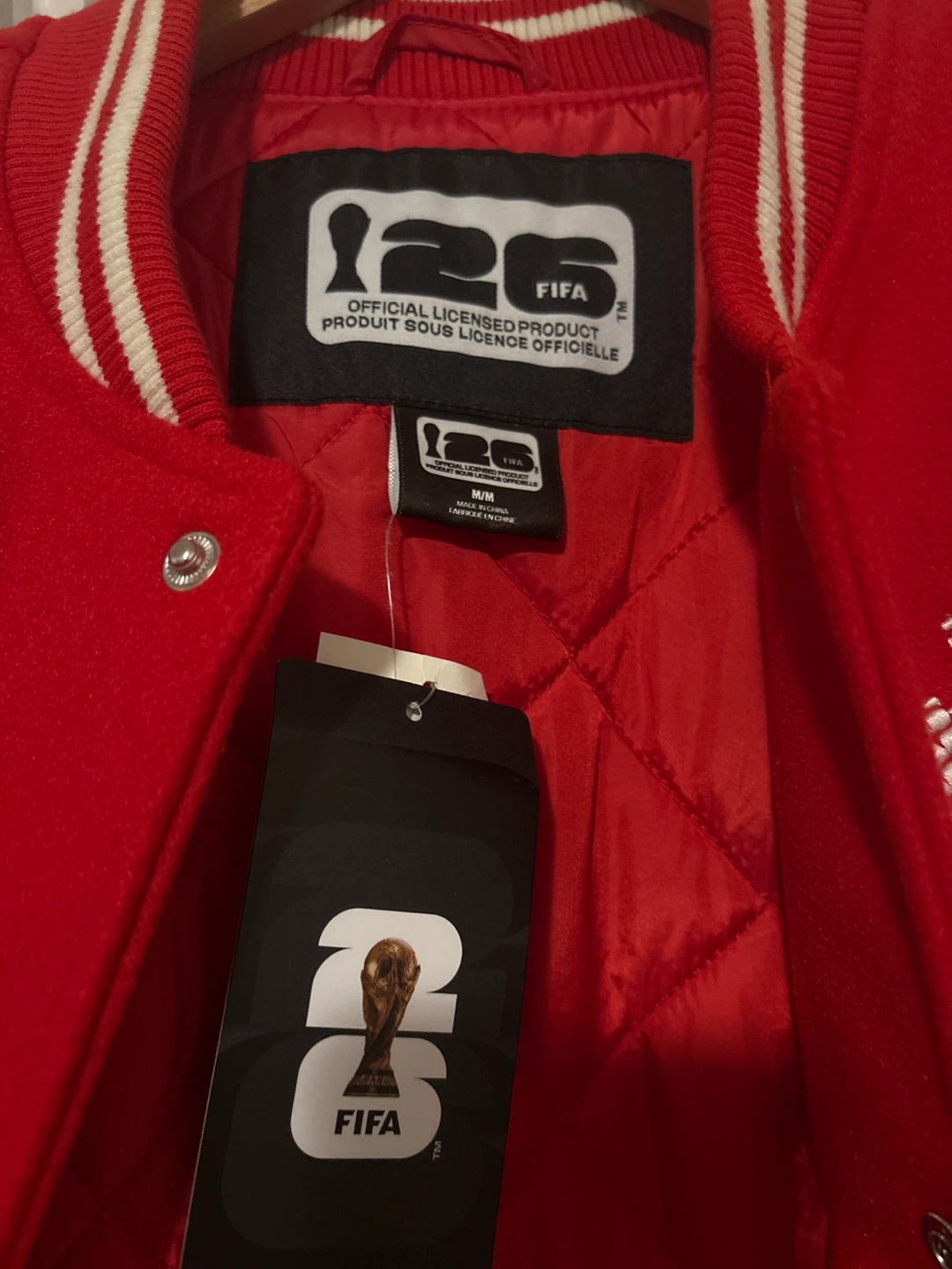 FIFA Limited Edition Canada Varsity Jacket - Medium - photo 4