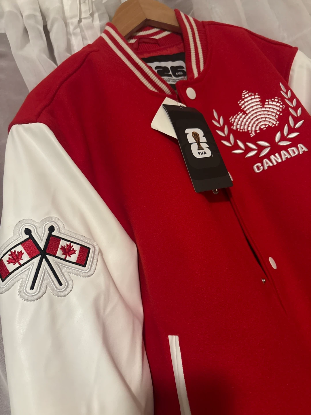FIFA Limited Edition Canada Varsity Jacket - Medium - photo 3
