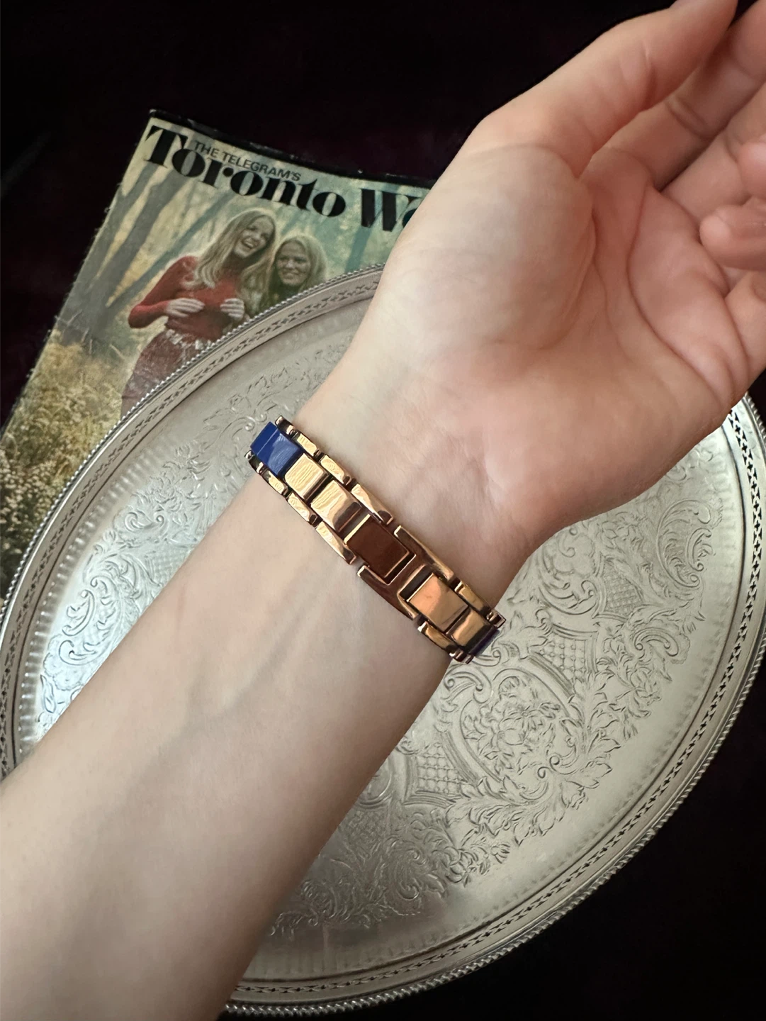 Sekonda Rose Gold & Blue Ladies Watch - photo 2