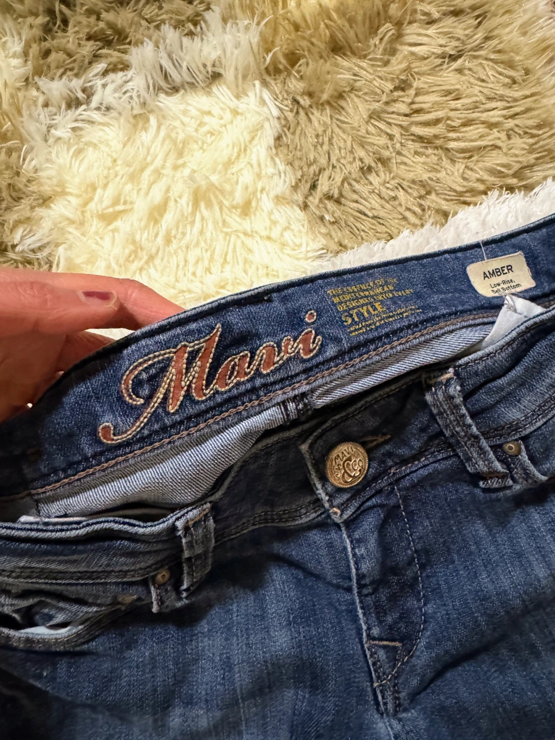 Mavi Amber Bell Bottom y2k Low Rise Jeans 24/32 - photo 3