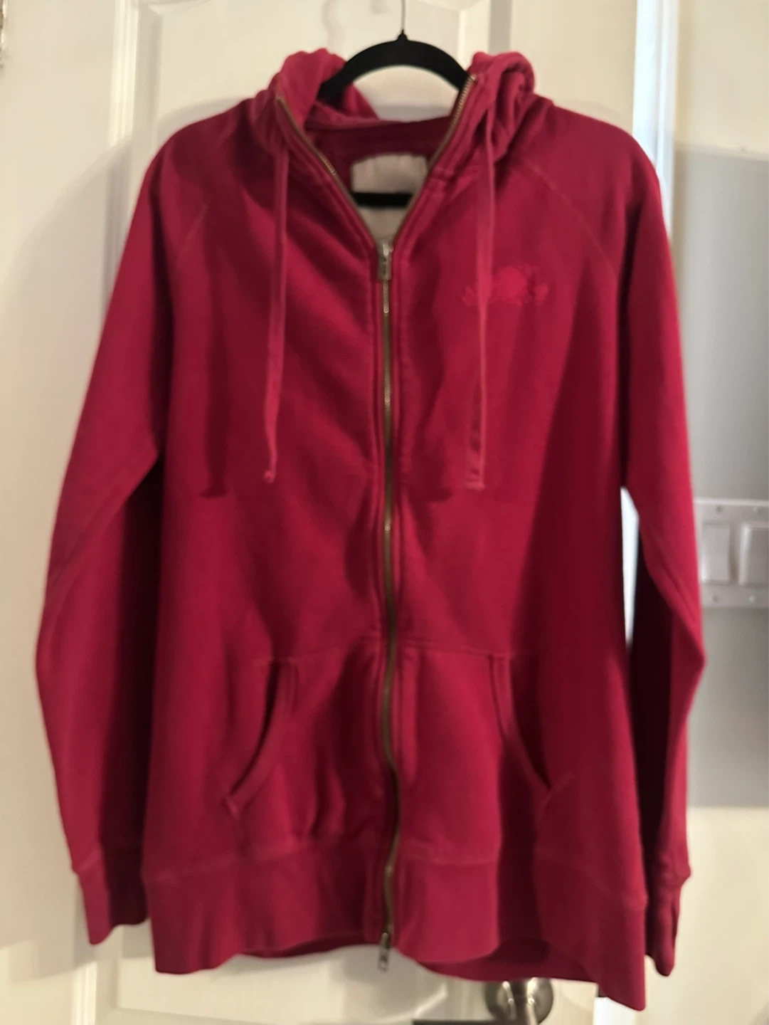 Roots Full Zip Hoodie - Red - Size L