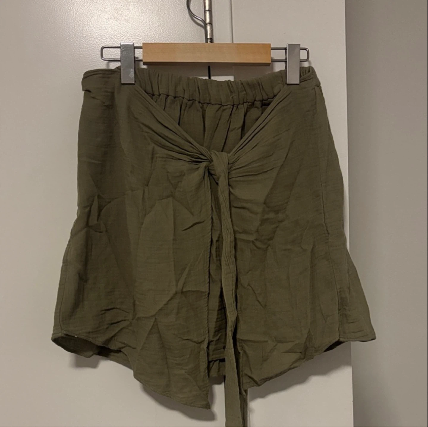 ZARA Tie Front Wrap Skirt - photo 2