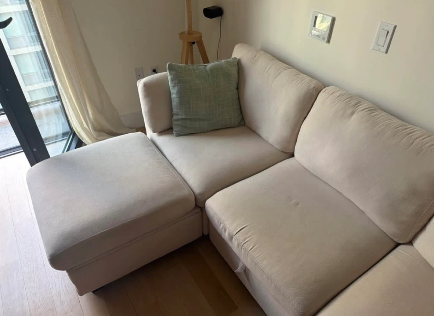Sectional Sofa with Storage - Beige - photo 2