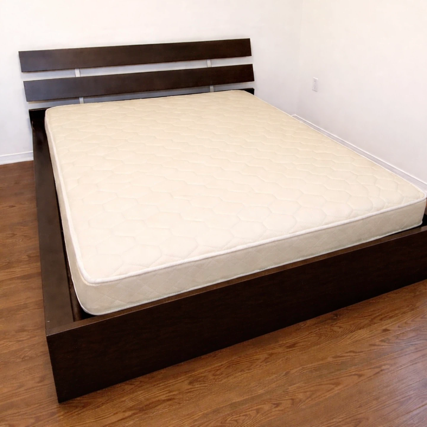 IKEA Queen Bed Frame + Spring Mattress