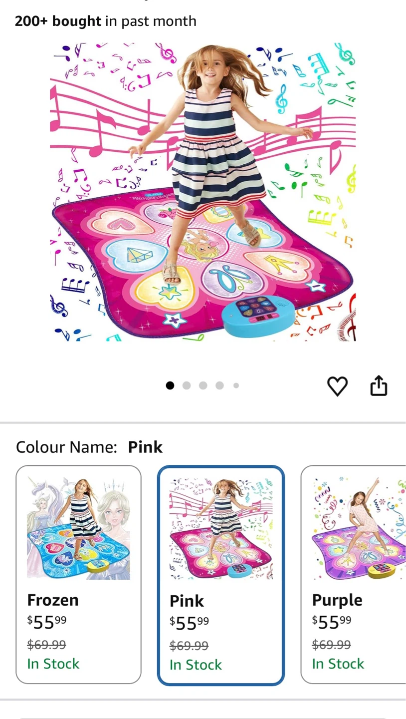 New. SUNLIN Dancing Challenge Playmat