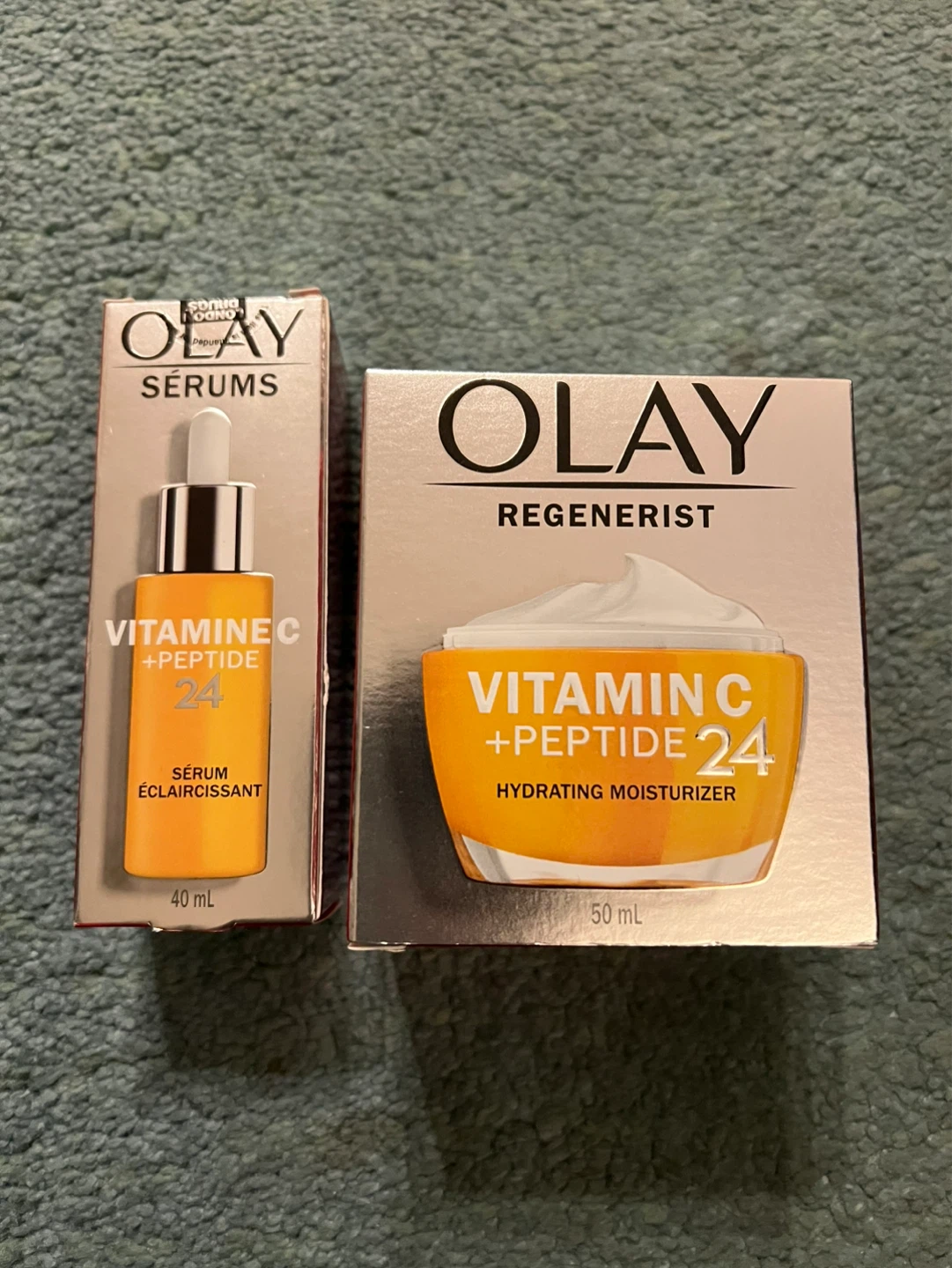 Olay Regenerist Vitamin C + Peptide 24 Serum & Moisturizer Set