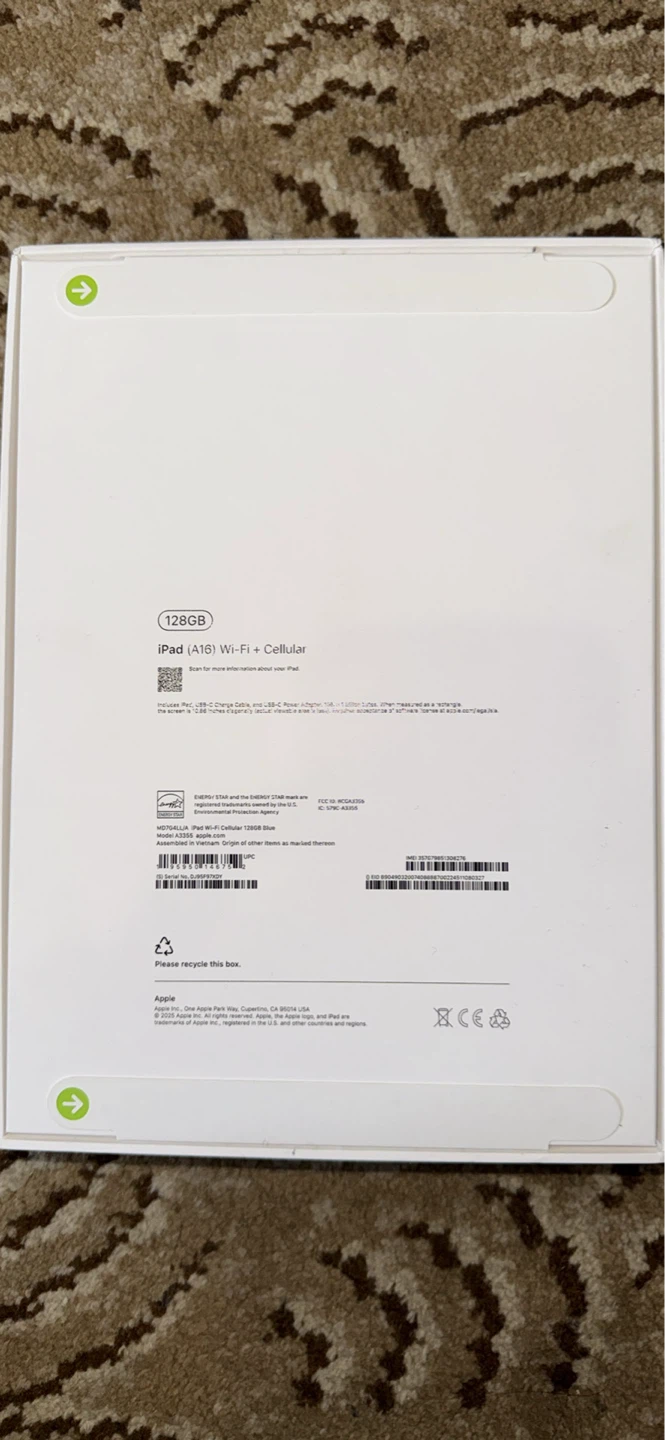 Apple iPad (A10) Wi-Fi + Cellular 128GB Blue - photo 4