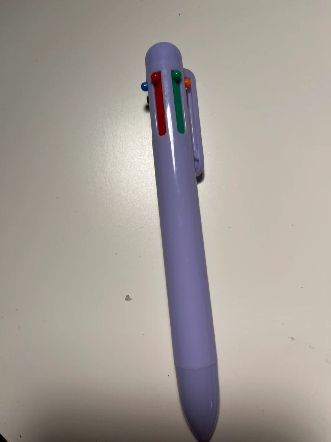 Purple 6-Color Ballpoint Pen