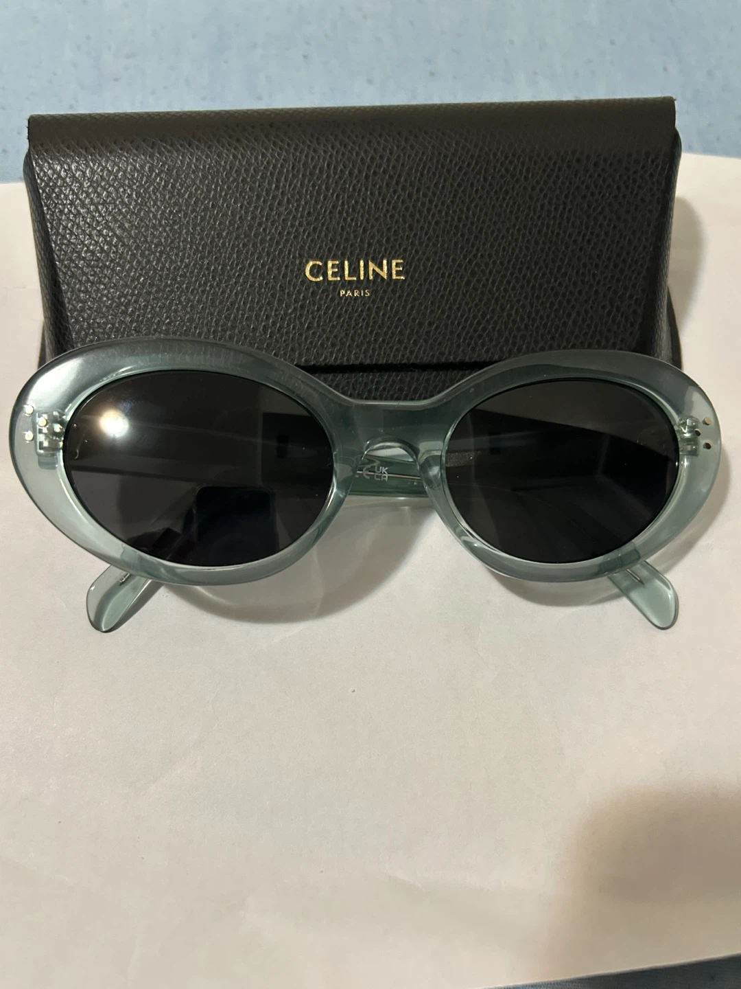 Celine Paris Sunglasses - Light Blue - photo 3