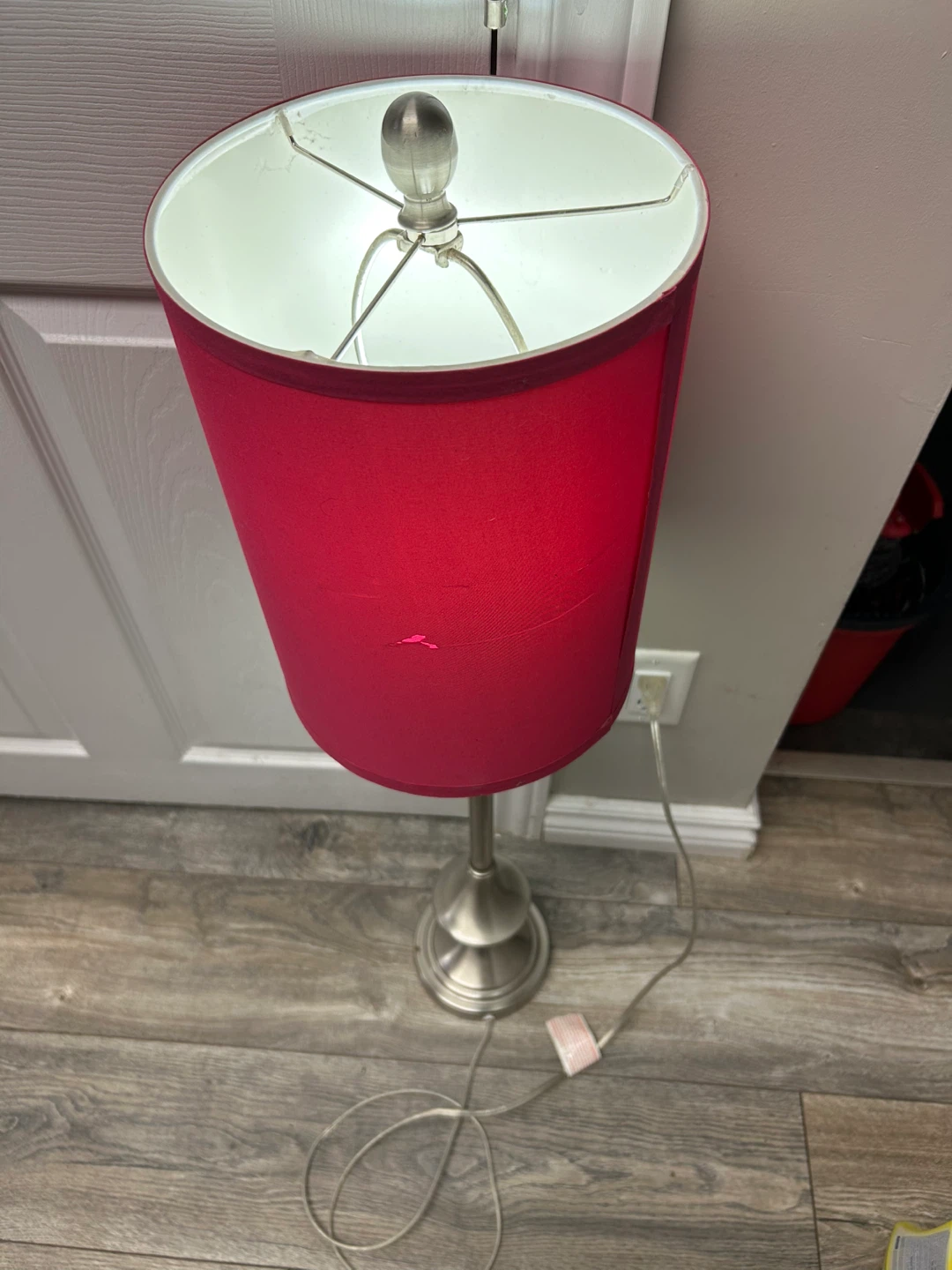 Red Table Lamp - photo 2