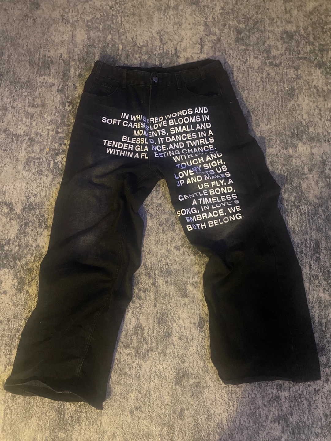 IHATESTARS Black Poem Denim