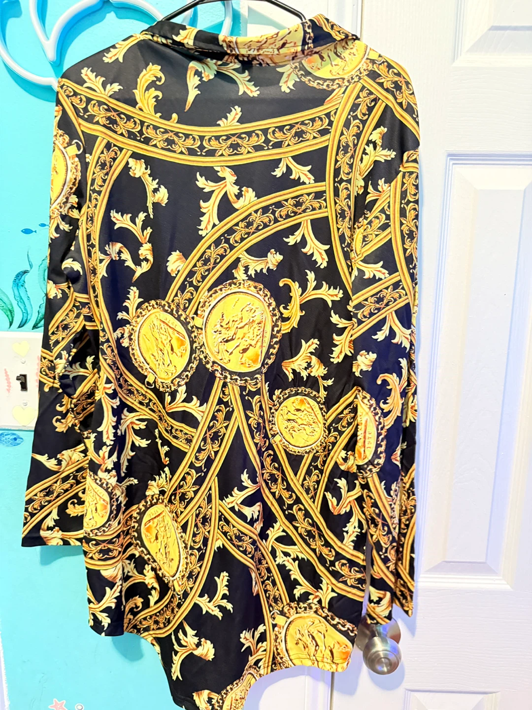 Women’s Print Button-Up Shirt XXL - photo 4