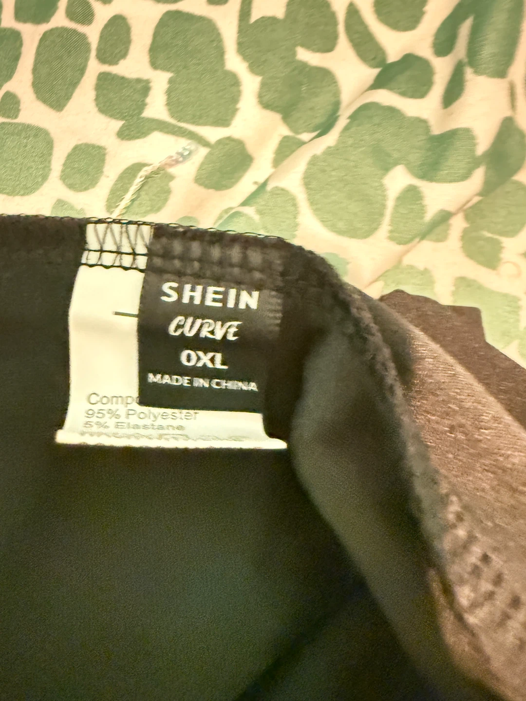 SHEIN CURVE Black Fringe Skirt Size 0XL - photo 2