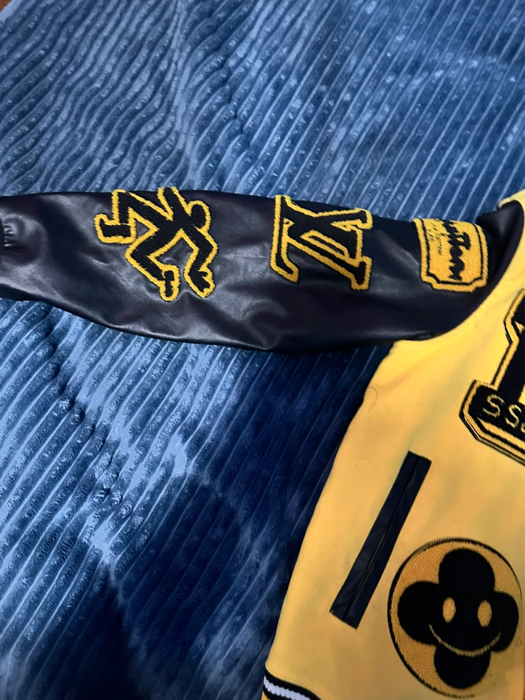Louis Vuitton SS22 Varsity Jacket Yellow - photo 2