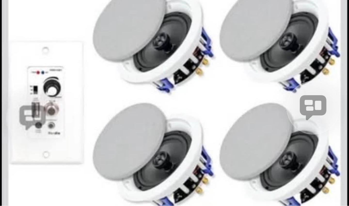 Herdio 5.25 Inch Bluetooth Ceiling Speakers (4 Pack) - photo 4
