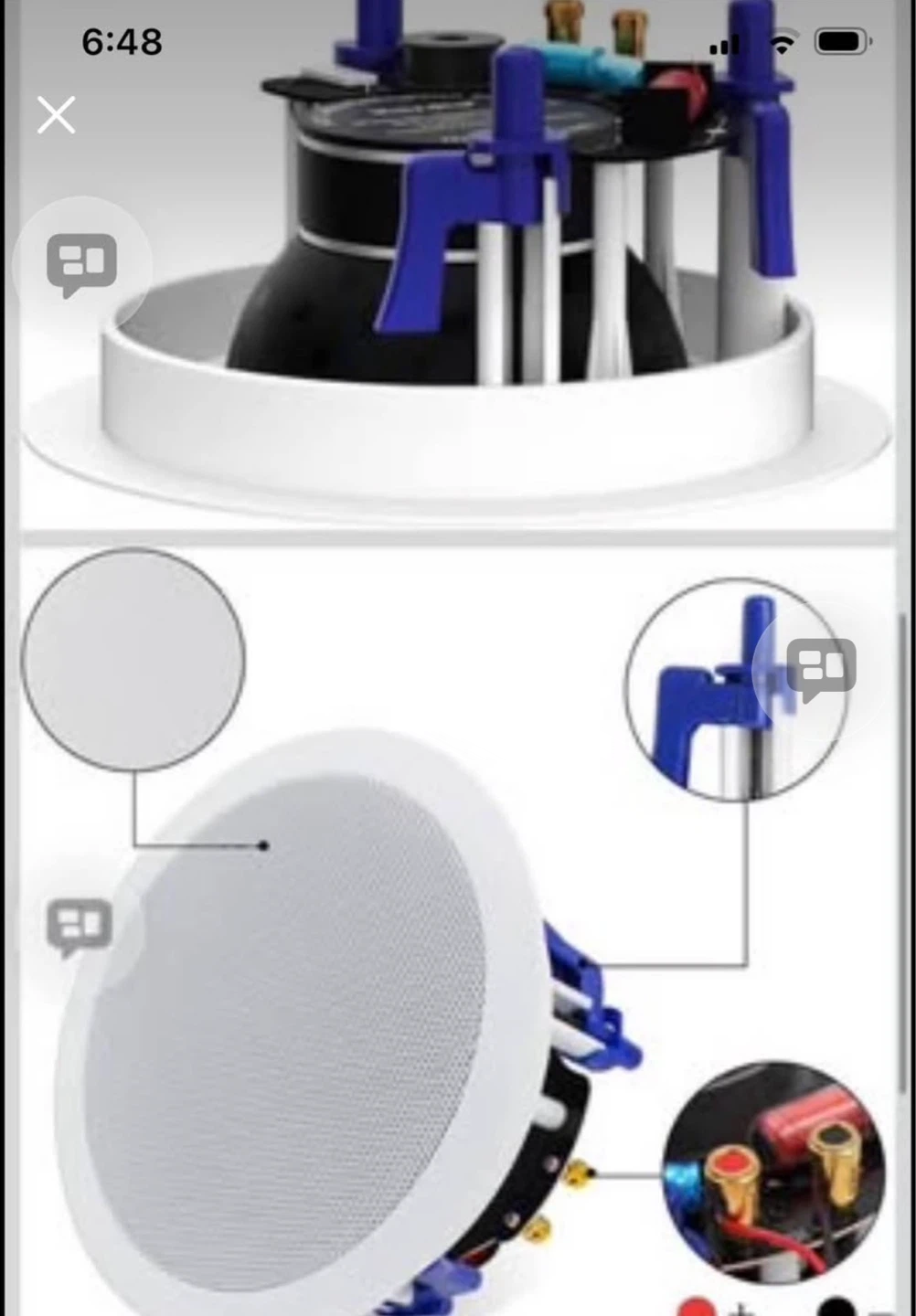 Herdio 5.25 Inch Bluetooth Ceiling Speakers (4 Pack) - photo 5