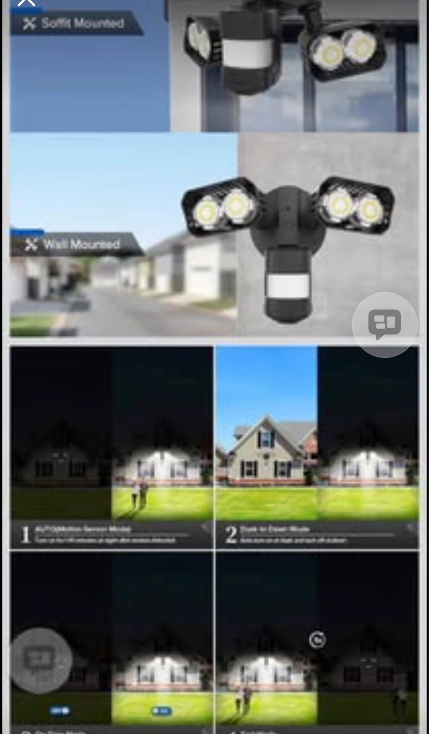 IP65 Waterproof Dual LED Motion Sensor Security Light - photo 2