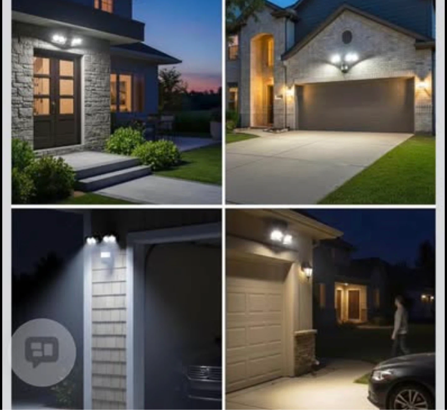 IP65 Waterproof Dual LED Motion Sensor Security Light
