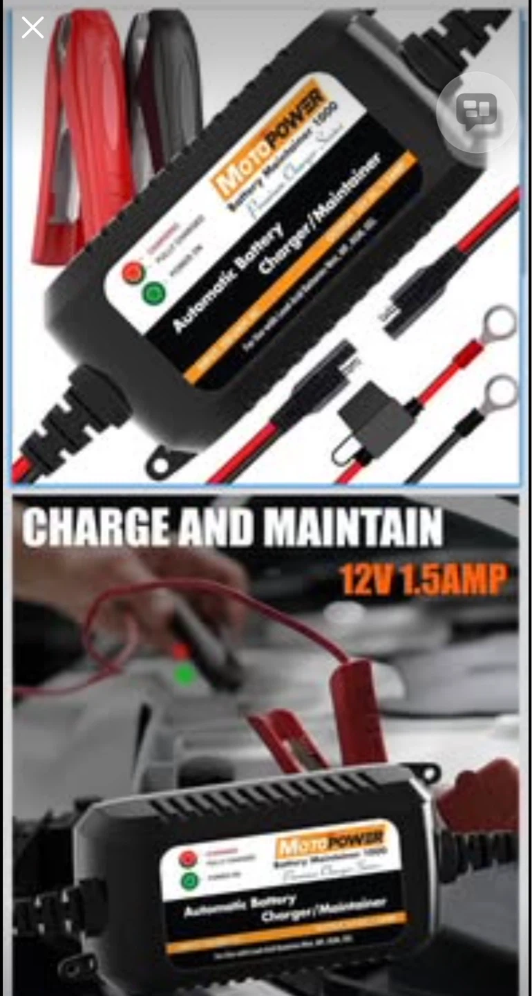 MotoPower 1500 Automatic Battery Charger/Maintainer