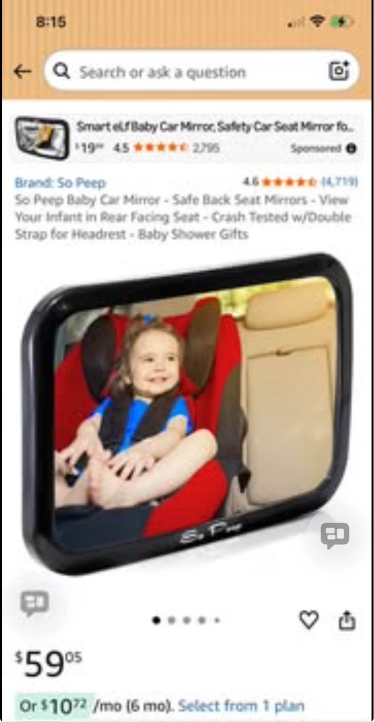So Peep Baby Car Mirror - photo 5